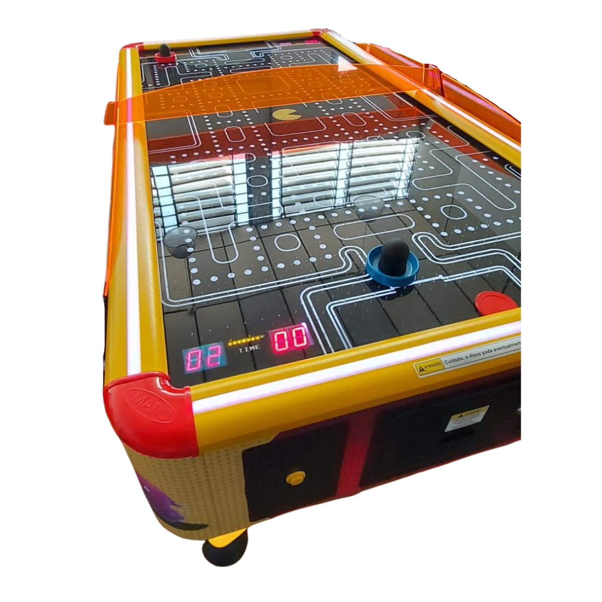 Mesa Air Hockey Air Game Profissional Pac Man - Matic %